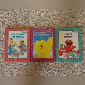 CTW Sesame Street Book Club Bundle Featuring Bert, Ernie, Big Bird & Elmo